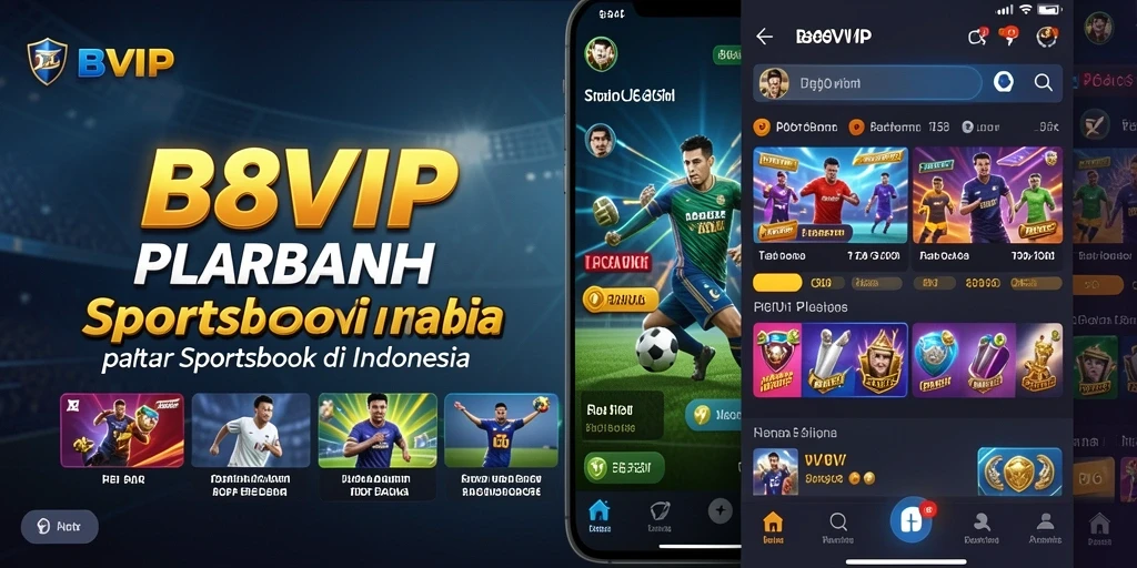 Screenshot utama B8VIP menampilkan antarmuka taruhan yang intuitif.
