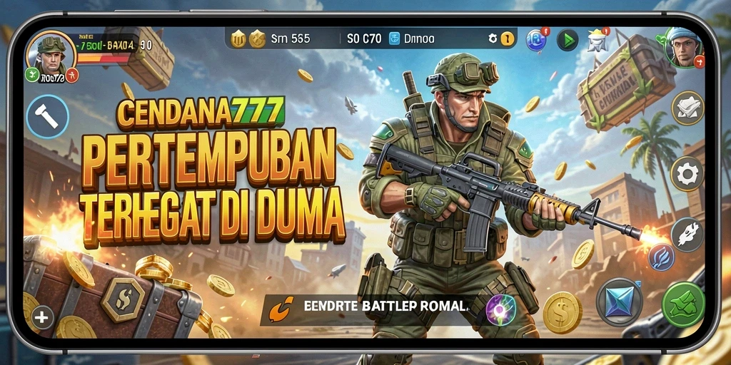 Tangkapan layar utama CENDANA777 dengan aksi pertarungan memukau.