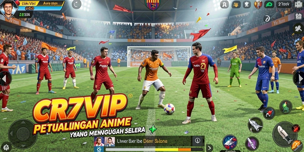 Tangkapan layar gameplay menampilkan aksi seru karakter anime.