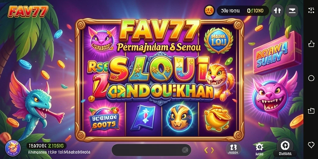 Tampilan gameplay FAV77 yang menarik dan penuh warna.