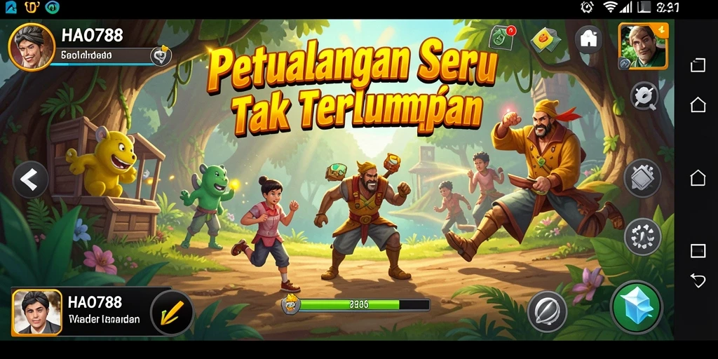Screenshot gameplay HAO788 yang menunjukkan aksi petualangan yang mendebarkan.