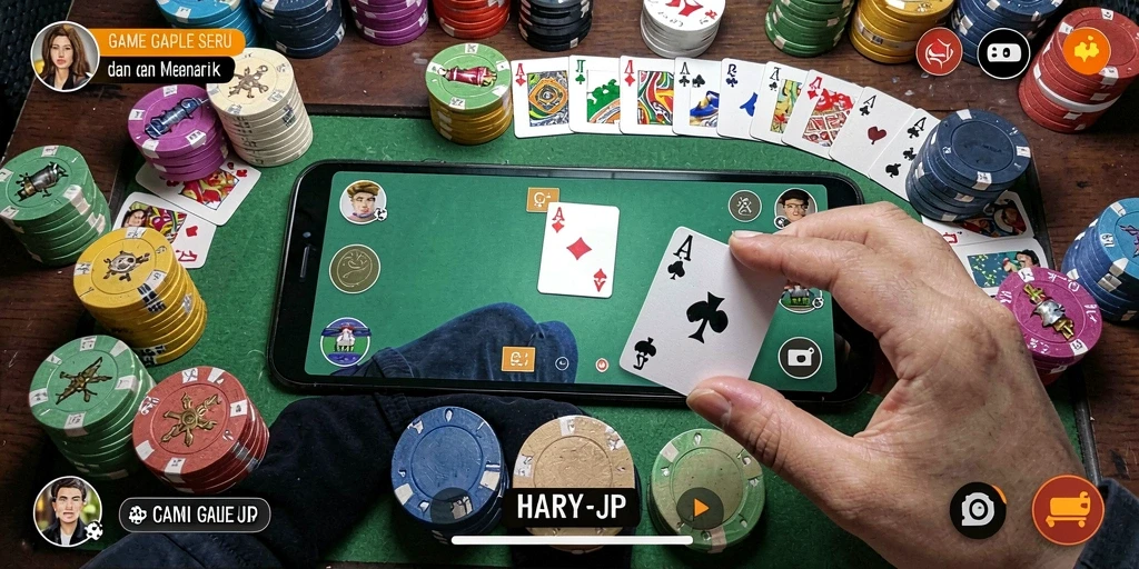 Tampilan gameplay seru dan interaktif dari HARAPJP.