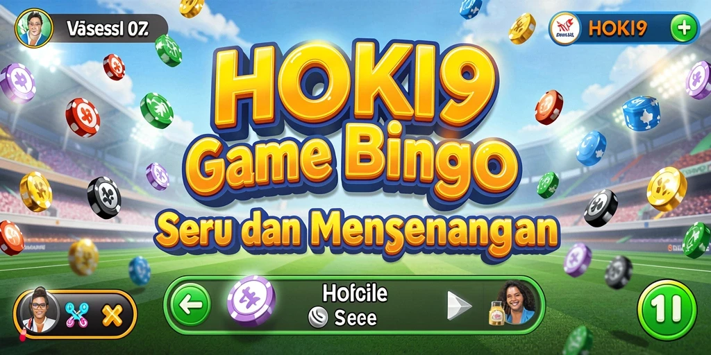 Screenshot utama HOKI9 menampilkan gameplay Bingo yang seru dan interaktif.