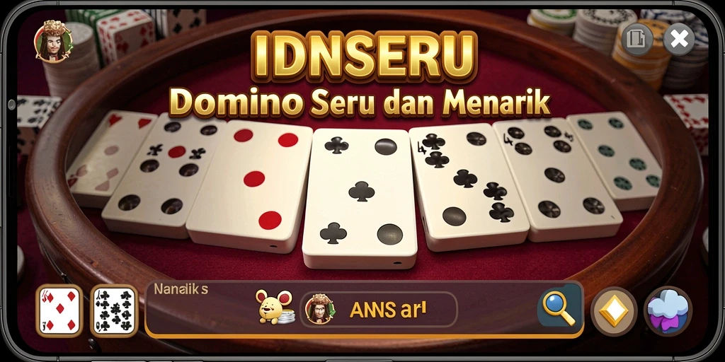 Gameplay seru dan menarik dalam permainan Domino IDNSERU.