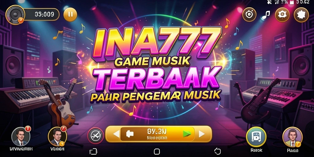 Screenshot gameplay INA777 yang menampilkan pengalaman musik interaktif.