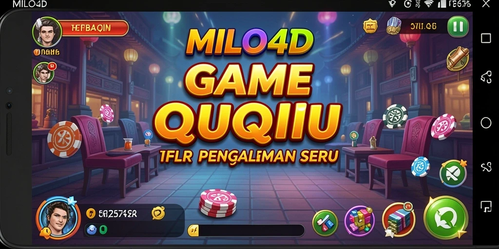 Tampilan screenshot utama dari gameplay QiuQiu di MILO4D.