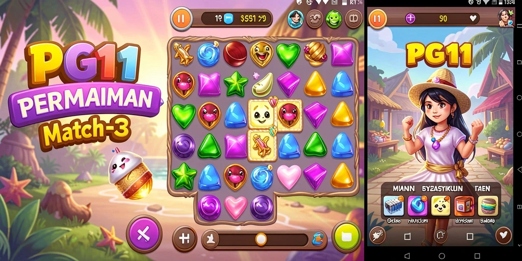 Tampilan gameplay seru dan menantang dari PG11.