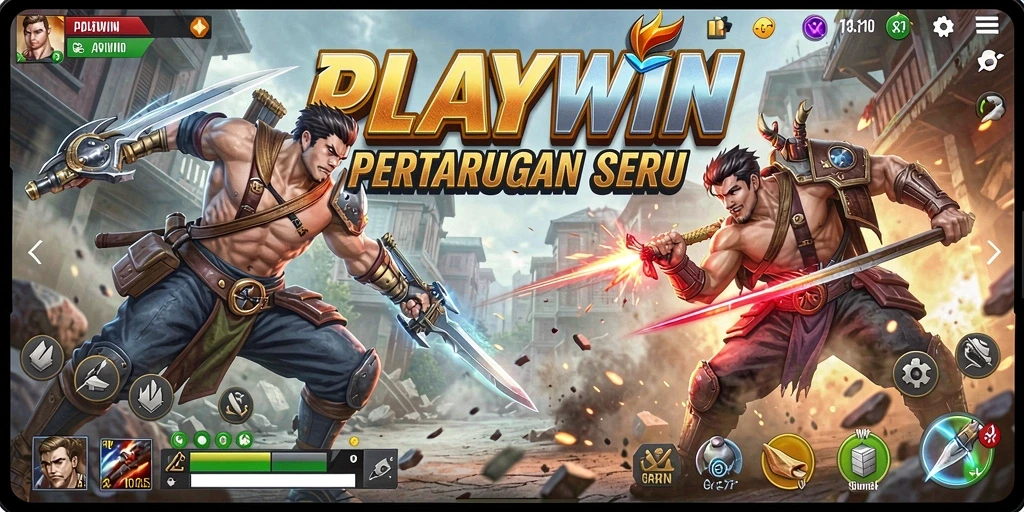 Tangkapan layar utama dari gameplay seru PLAYWIN dalam aksi.