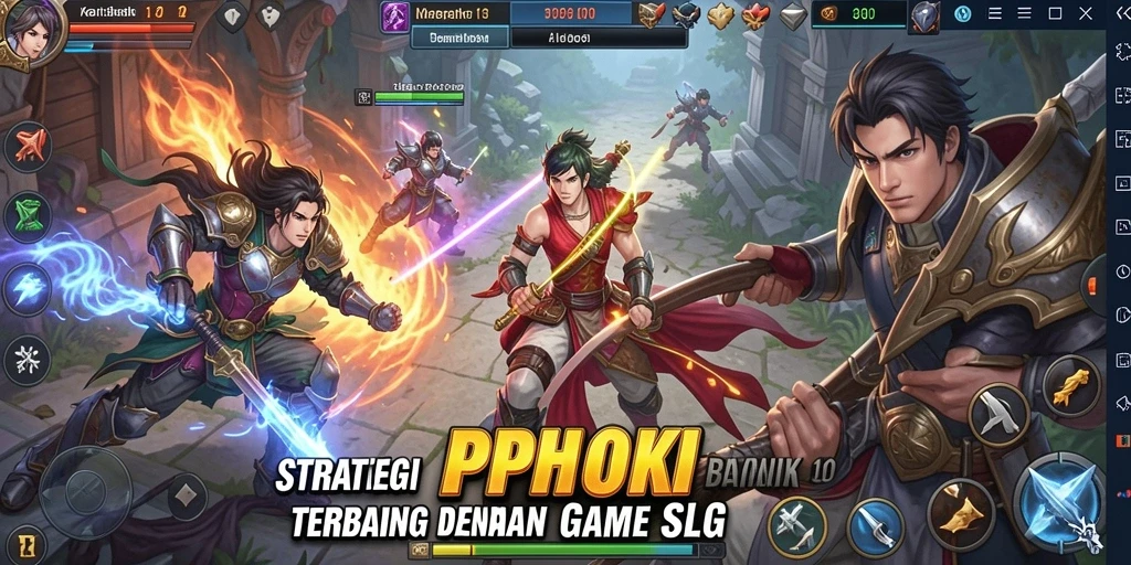 Tampilan gameplay PPHOKI dengan strategi mendalam dan grafik menarik.