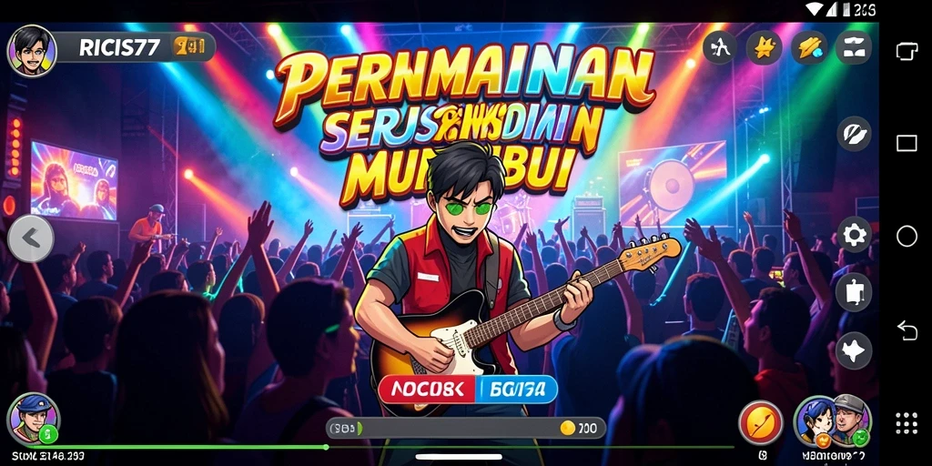 Tampilan gameplay <strong>RICIS77</strong> yang penuh warna dan menarik.