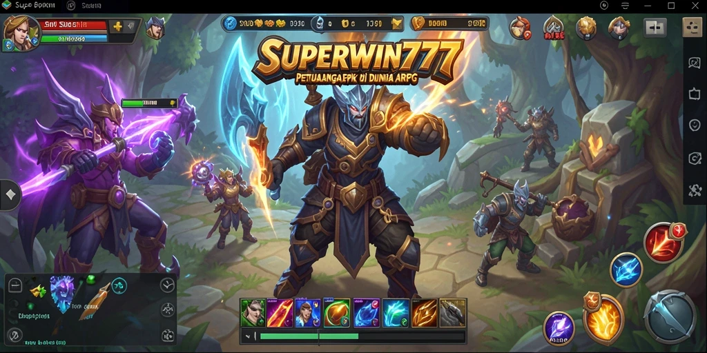 Visual gameplay menarik dari <strong>SUPERWIN777</strong> dalam dunia ARPG yang luas.