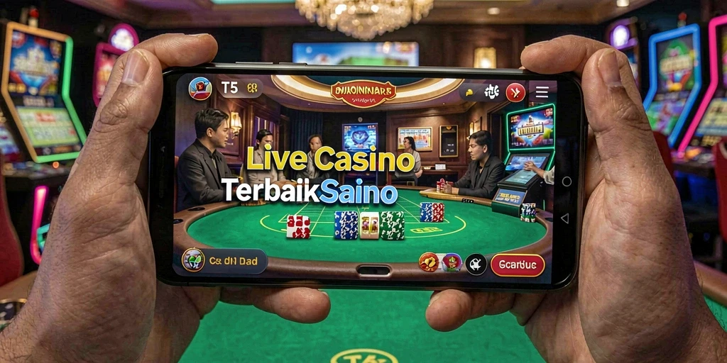 Gameplay langsung yang mendebarkan di aplikasi T6 Live Casino.